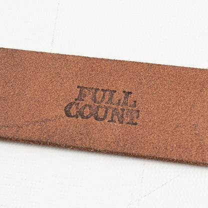 Fullcount Wild Leather Garrison Belt - Black - Standard & Strange