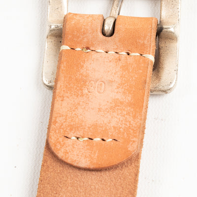 Fullcount Wild Leather Garrison Belt - Natural - Standard & Strange