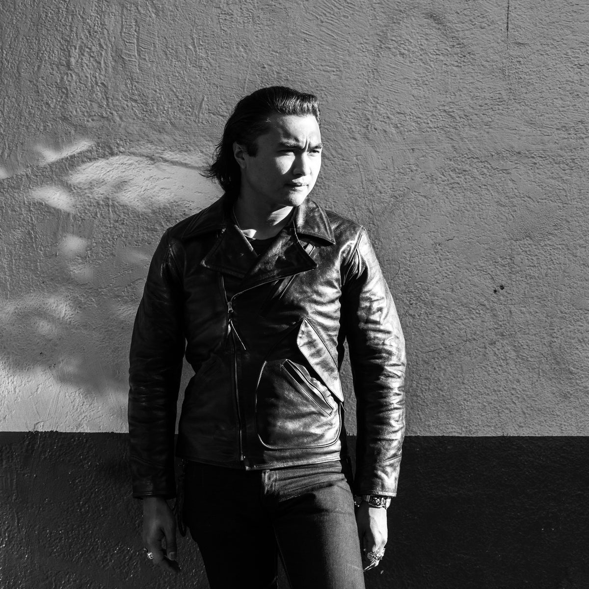 Eastman Leather Clothing Windward Jacket Black Horsehide Standard