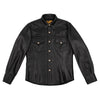 Y'2 Leather Steer Oil Western Shirt - Black (SS-13) - Standard & Strange