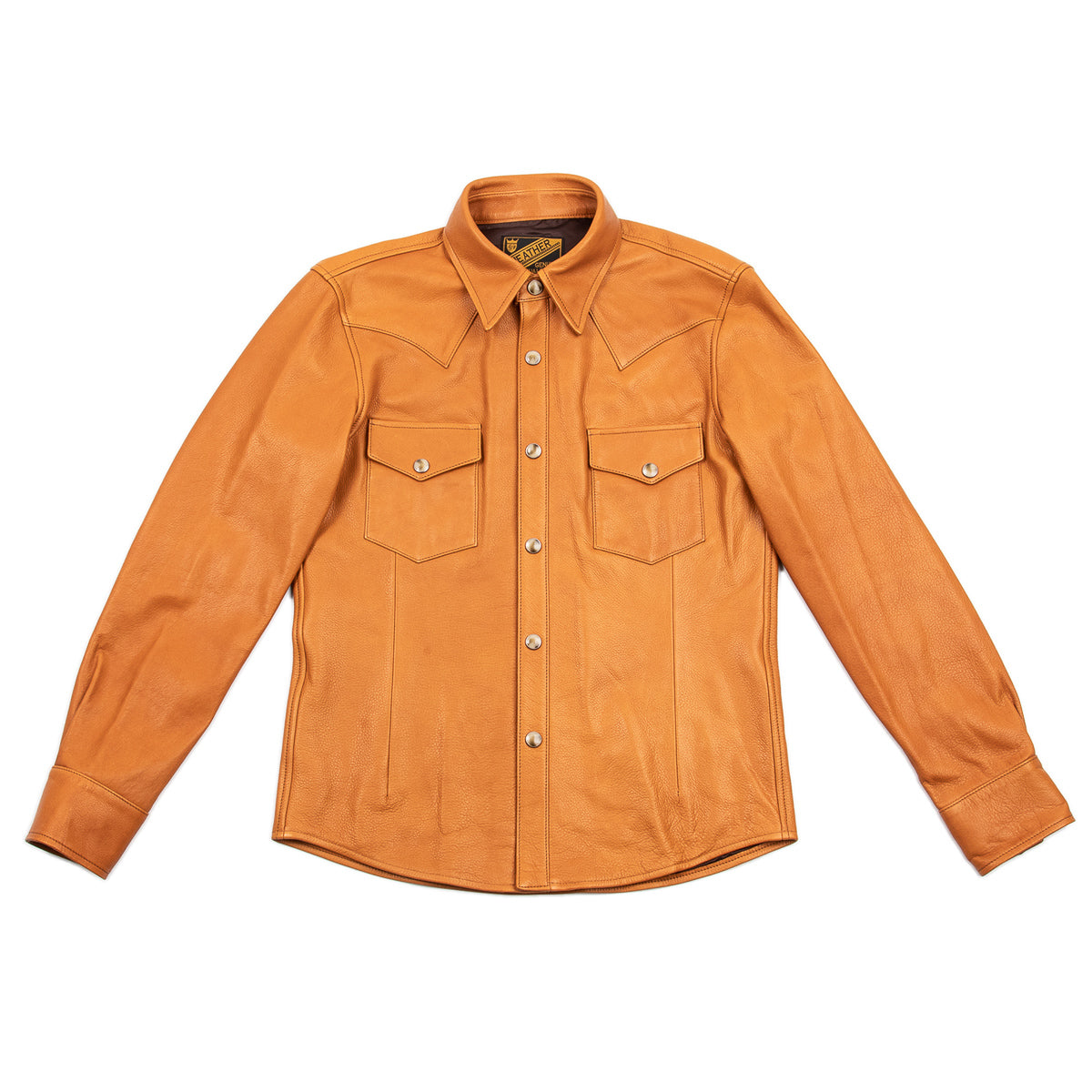 Steer Oil Western Shirt - Camel (SS-13)