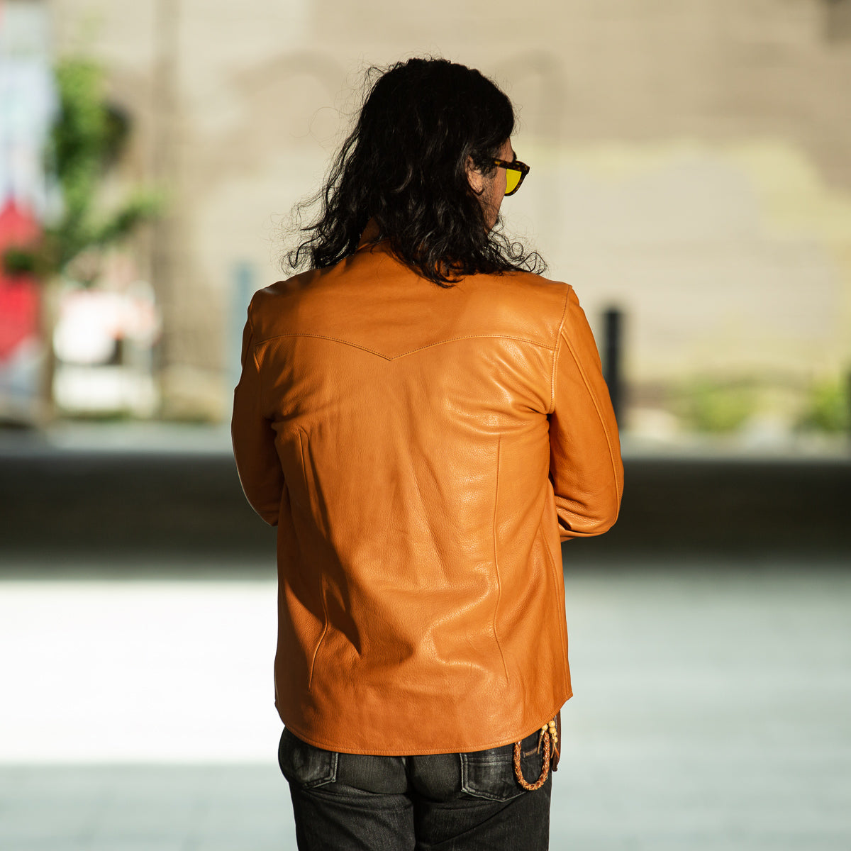 Y'2 Leather Steer Oil Western Shirt - Camel (SS-13) - Standard & Strange