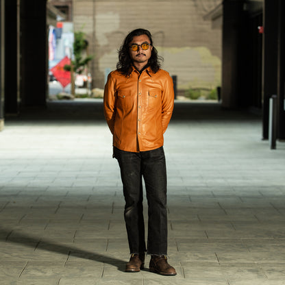 Y'2 Leather Steer Oil Western Shirt - Camel (SS-13) - Standard & Strange