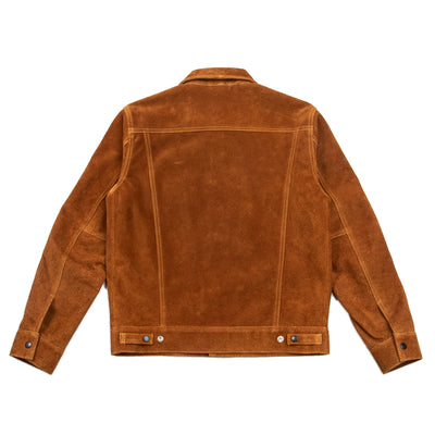 Y'2 Leather Steer Suede 3rd Type Jacket - Camel (TB-139) - Standard & Strange