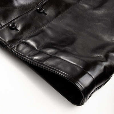 Y'2 Leather Aniline Horse N-1 Deck Jacket - Black (LN-1) - Standard & Strange