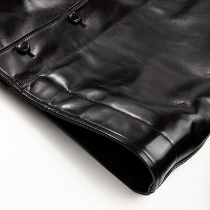 Y'2 Leather Aniline Horse N-1 Deck Jacket - Black (LN-1) - Standard & Strange