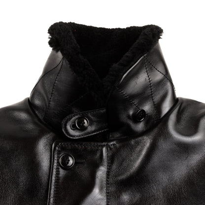 Y'2 Leather Aniline Horse N-1 Deck Jacket - Black (LN-1) - Standard & Strange