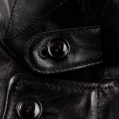 Y'2 Leather Aniline Horse N-1 Deck Jacket - Black (LN-1) - Standard & Strange