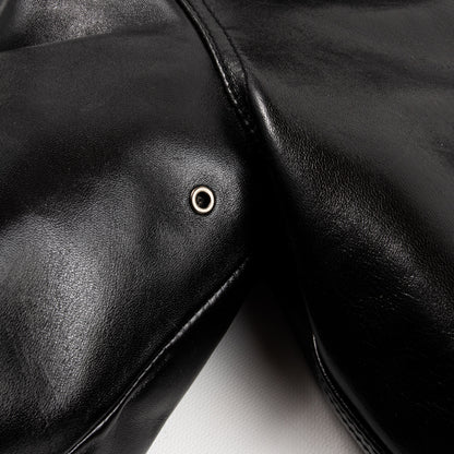 Y'2 Leather Aniline Horse N-1 Deck Jacket - Black (LN-1) - Standard & Strange
