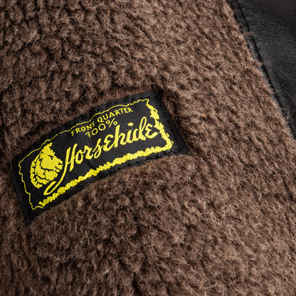 Y'2 Leather Aniline Horse N-1 Deck Jacket - Black (LN-1) - Standard & Strange