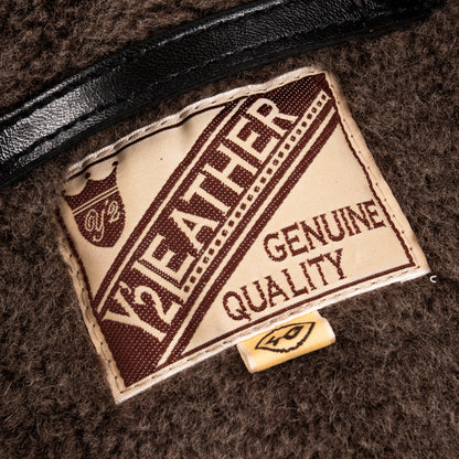 Y'2 Leather Aniline Horse N-1 Deck Jacket - Black (LN-1) - Standard & Strange