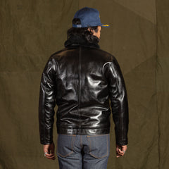 Y'2 Leather Aniline Horse N-1 Deck Jacket - Black (LN-1) - Standard & Strange