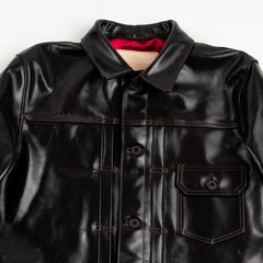 Y'2 Leather Black Vintage Horse Light 1st Type Jacket (PB-140-SP) - Standard & Strange