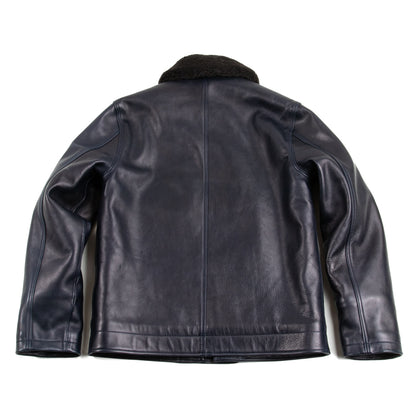 Y'2 Leather Indigo Horse N-1 Deck Jacket (IN-1) - Standard & Strange