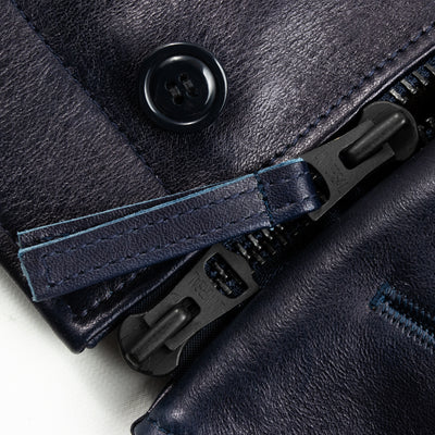 Y'2 Leather Indigo Horse N-1 Deck Jacket (IN-1) - Standard & Strange