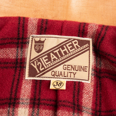 Y'2 Leather Kakishibu Persimmon Tanned Horsehide Single Riders Jacket (KR-42) - Standard & Strange