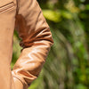 Y'2 Leather Kakishibu Persimmon Tanned Horsehide Single Riders Jacket (KR-42) - Standard & Strange