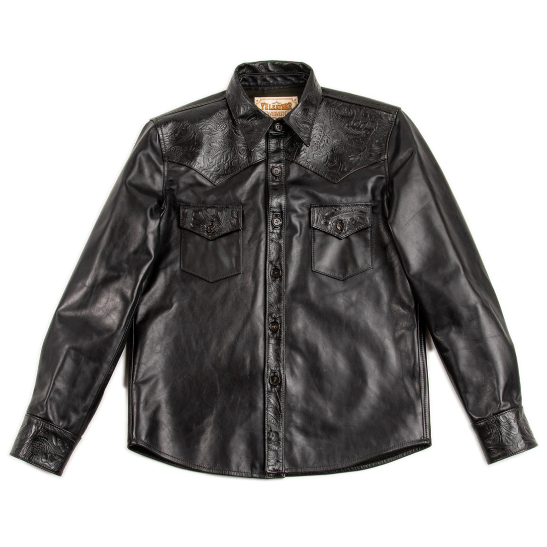 Y'2 Leather Oil Soft Horse x Horse Light (Embossed Leather) Shirt (WJ-03) - Standard & Strange