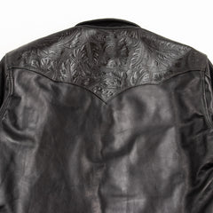 Y'2 Leather Oil Soft Horse x Horse Light (Embossed Leather) Shirt (WJ-03) - Standard & Strange