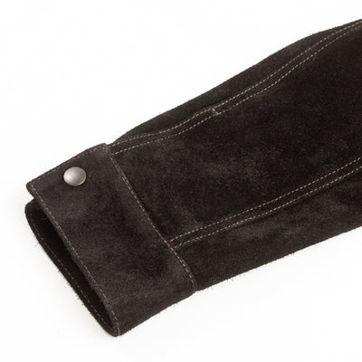 Y'2 Leather Steer Suede 3rd Type Jacket - Black (TB-139) - Standard & Strange