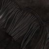 Y'2 Leather Steer Suede Fringe Jacket - Black (WJ-01) - Standard & Strange