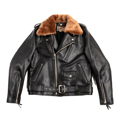 Y'2 Leather Sumi Dyed Horse Double Riders Jacket (SHR-58) - Standard & Strange