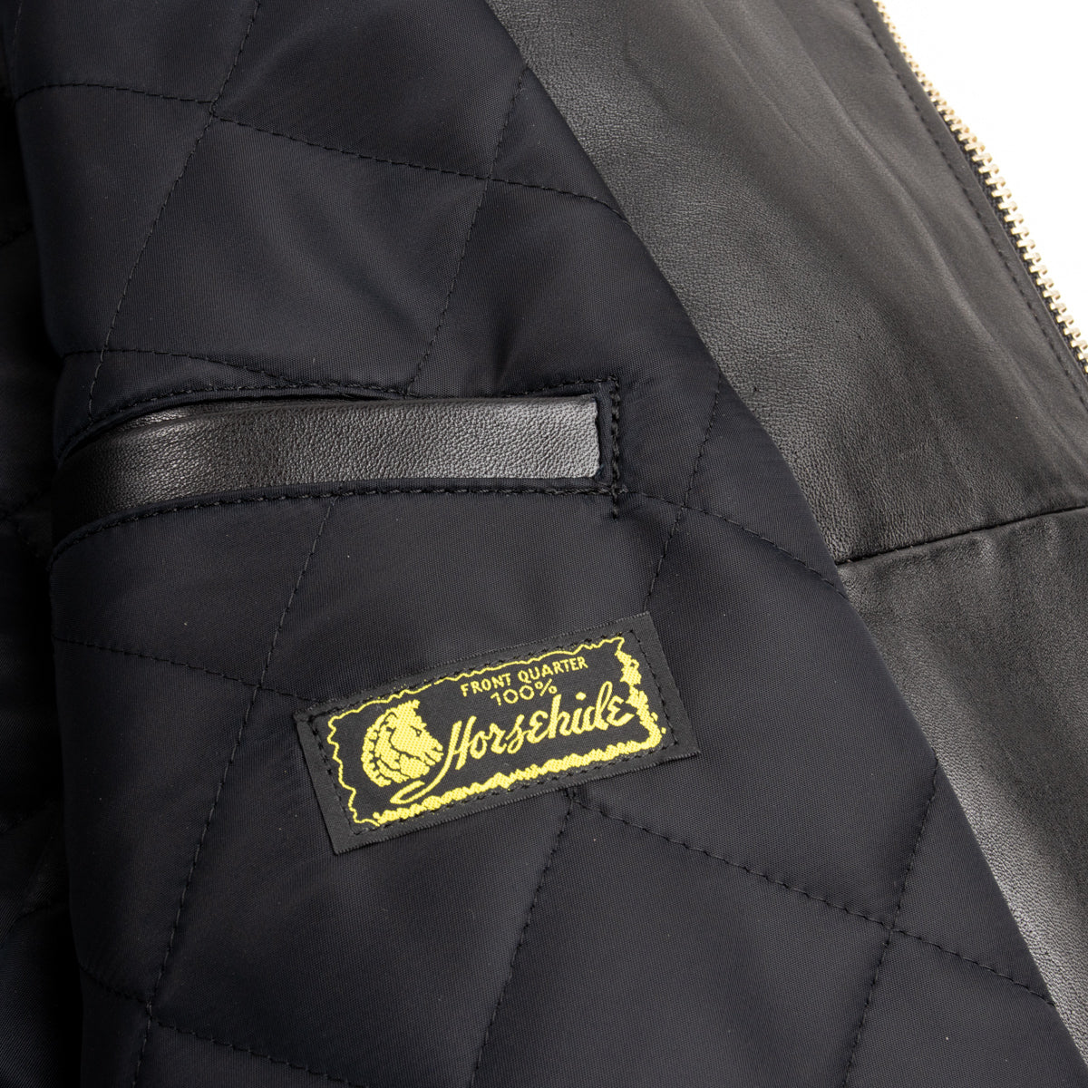 Y'2 Leather Sumi Dyed Horse Double Riders Jacket (SHR-58) - Standard & Strange