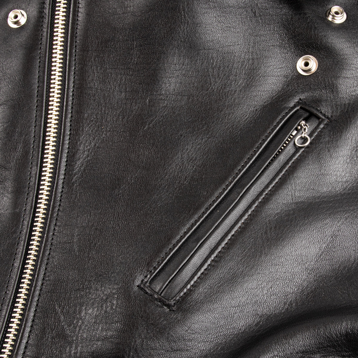 Y'2 Leather Sumi Dyed Horse Double Riders Jacket (SHR-58) - Standard & Strange