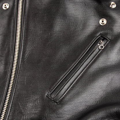 Y'2 Leather Sumi Dyed Horse Double Riders Jacket (SHR-58) - Standard & Strange