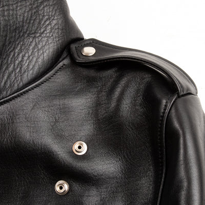 Y'2 Leather Sumi Dyed Horse Double Riders Jacket (SHR-58) - Standard & Strange