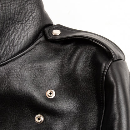 Y'2 Leather Sumi Dyed Horse Double Riders Jacket (SHR-58) - Standard & Strange