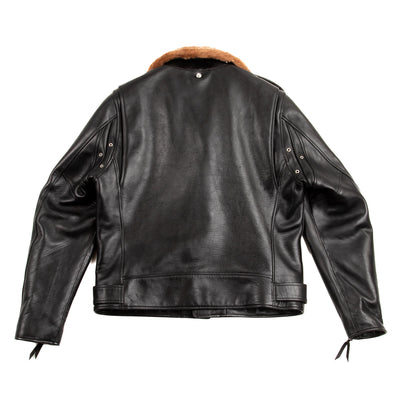 Y'2 Leather Sumi Dyed Horse Double Riders Jacket (SHR-58) - Standard & Strange