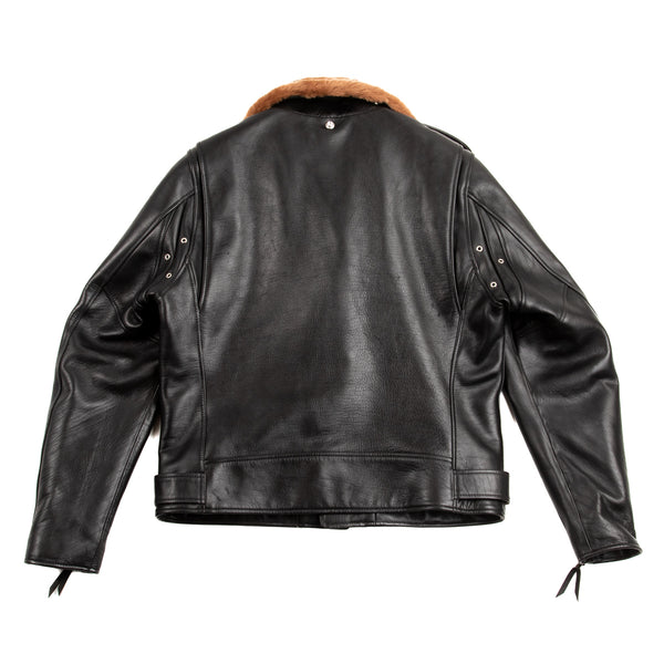 Y'2 Leather Sumi Dyed Horse Double Riders Jacket (SHR-58) - Standard ...