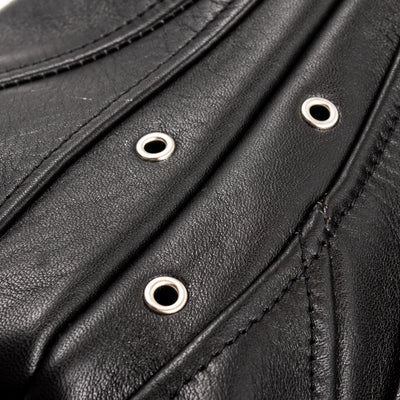 Y'2 Leather Sumi Dyed Horse Double Riders Jacket (SHR-58) - Standard & Strange