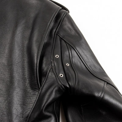 Y'2 Leather Sumi Dyed Horse Double Riders Jacket (SHR-58) - Standard & Strange