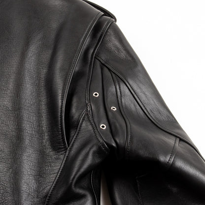 Y'2 Leather Sumi Dyed Horse Double Riders Jacket (SHR-58) - Standard & Strange