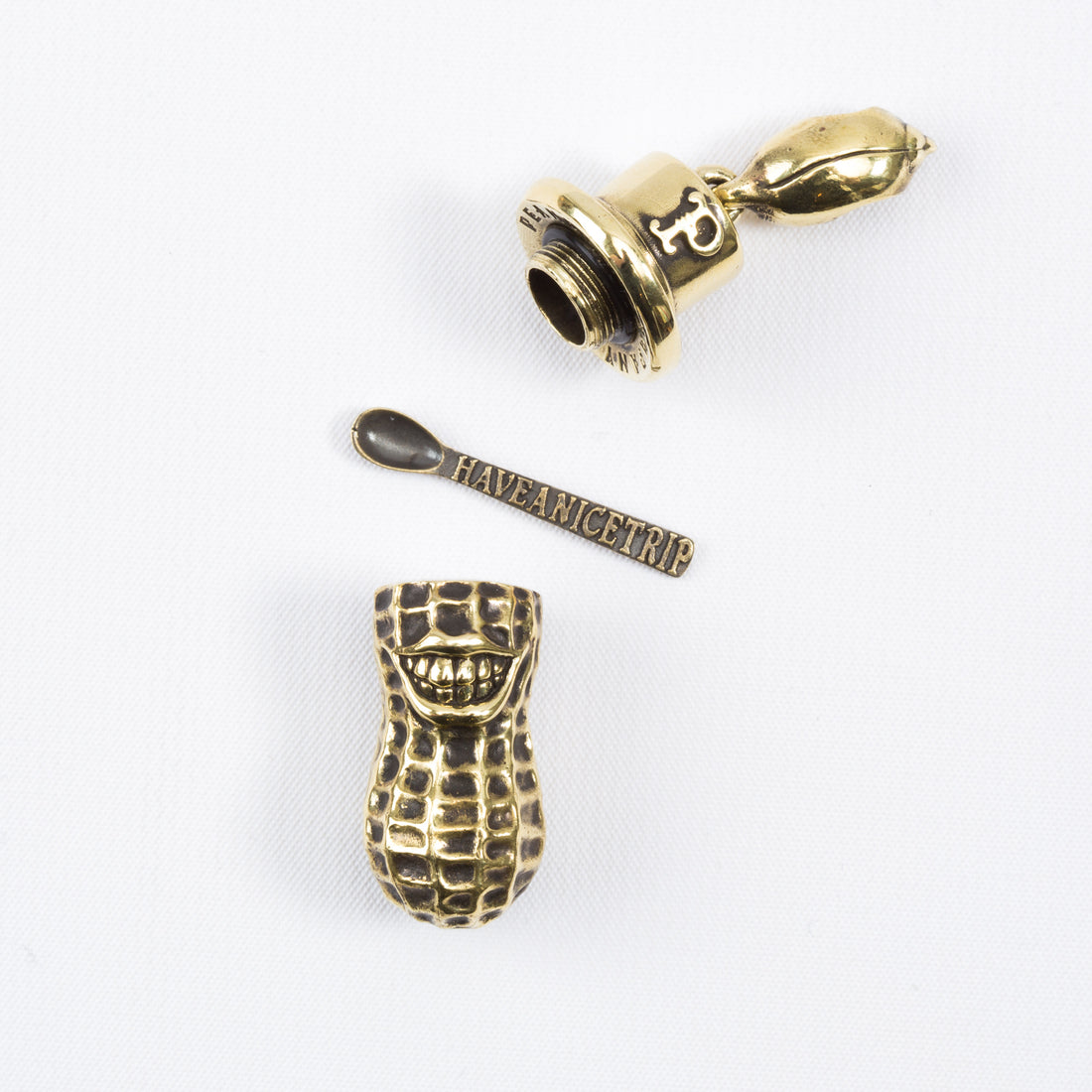 Peanuts & Co Yachimata Peanuts Pendant / Key Ring - Brass - Standard & Strange