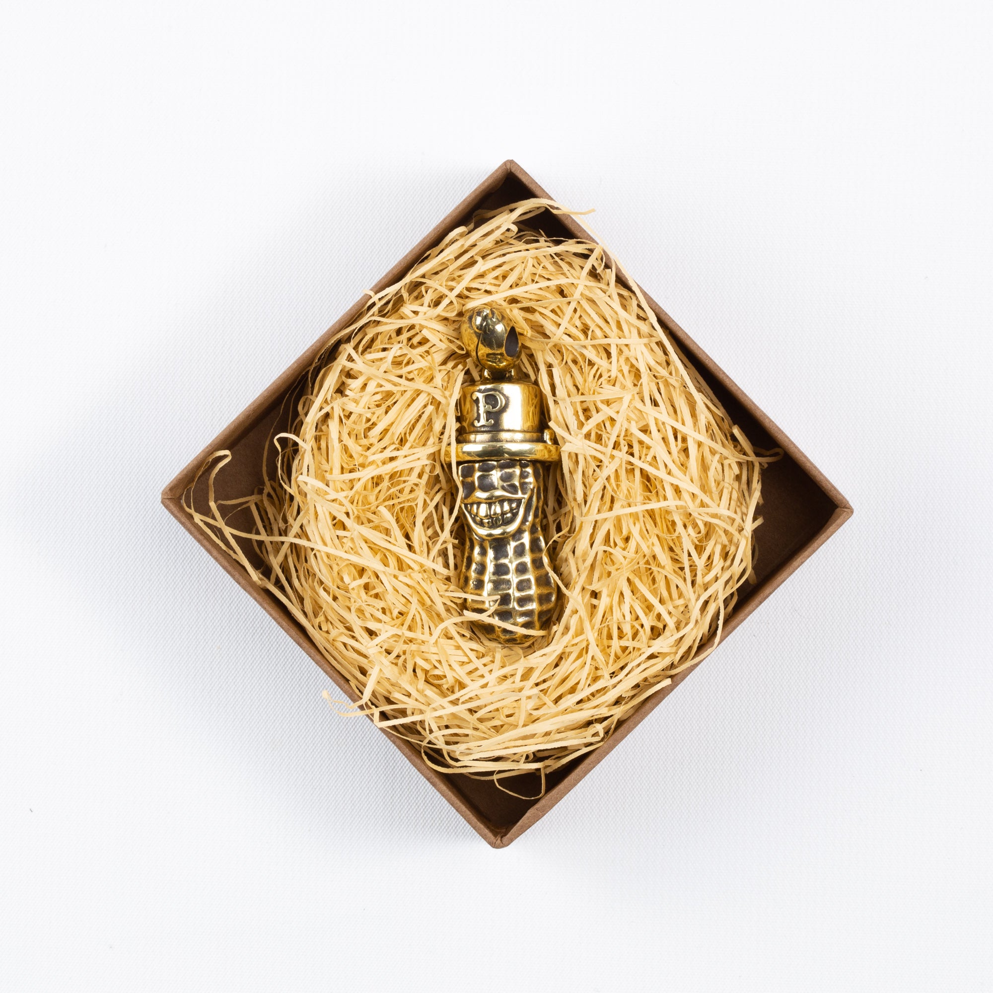Yachimata Peanuts Pendant / Key Ring - Brass