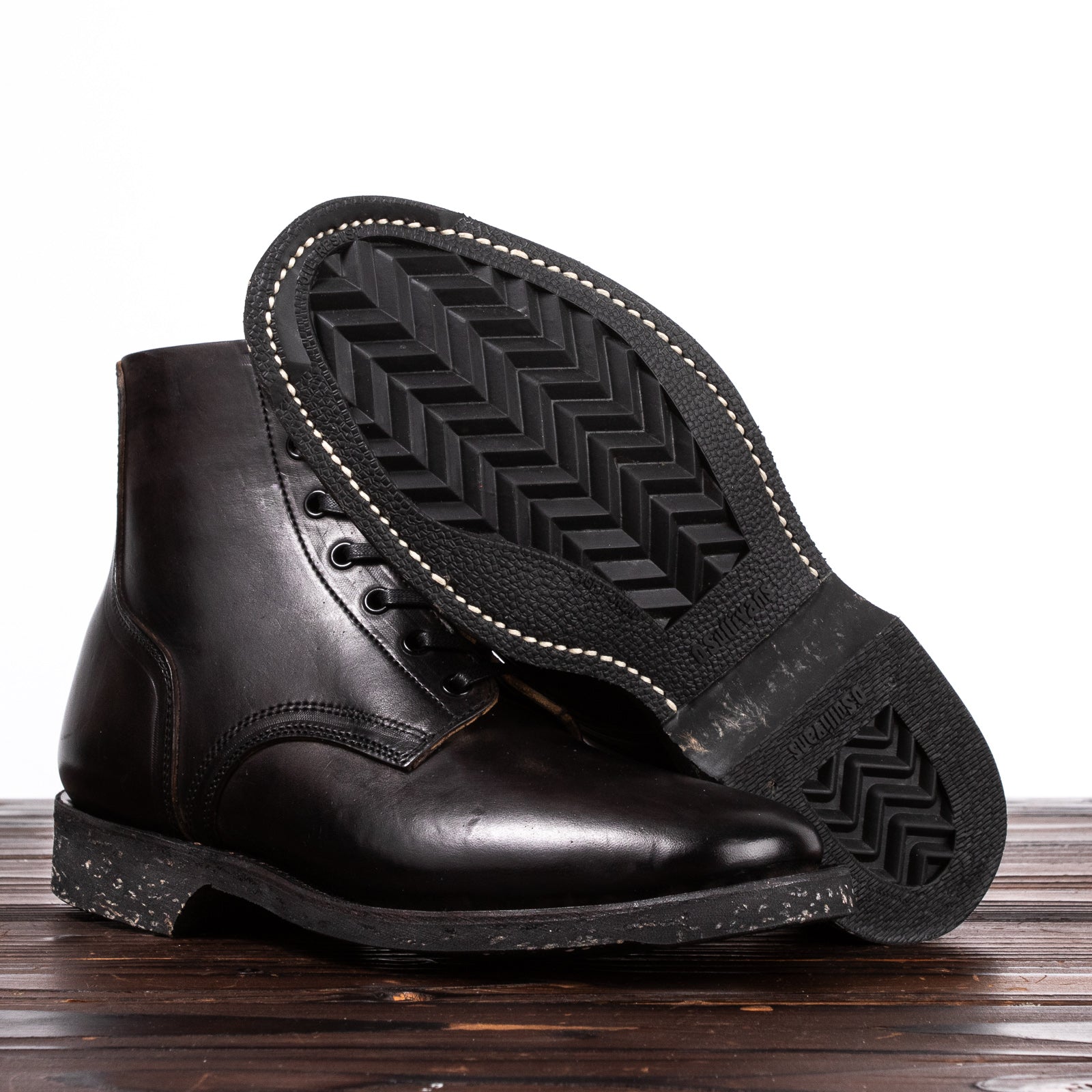 clinch yeager boots horsebutt us9 black - ブーツ