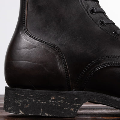 Clinch Boots Yeager Boot - Black Overdye Horsebutt - CN Last - Standard & Strange