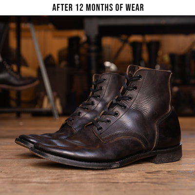 Clinch Boots Yeager Boot - Black Overdye Horsebutt - CN Last - Standard & Strange