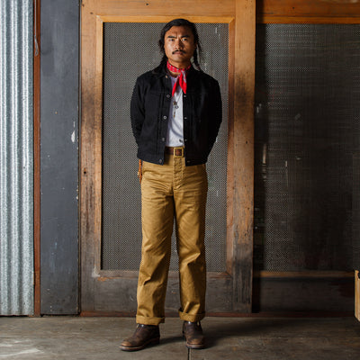 Black Sign Khaki Chino Trousers Type 2 - Beige (Unhemmed) - Standard & Strange