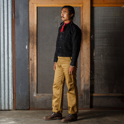 Black Sign Khaki Chino Trousers Type 2 - Beige (Unhemmed) - Standard & Strange