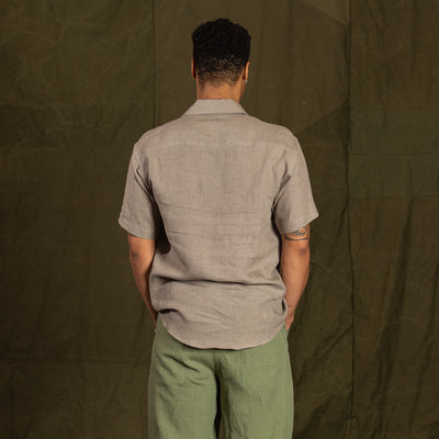 Blluemade Noguchi Shirt - Lava Belgian Linen - Standard & Strange