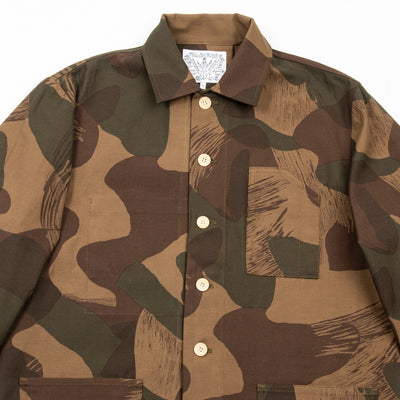Blluemade S&S x Blluemade x W'Menswear Garden Jacket - Cotton Brushstroke Camo - Standard & Strange