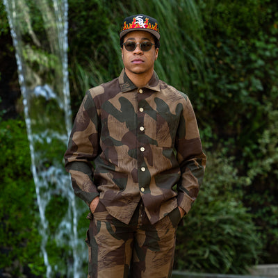 Blluemade S&S x Blluemade x W'Menswear Garden Jacket - Cotton Brushstroke Camo - Standard & Strange
