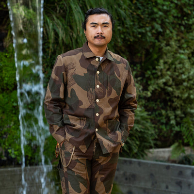 Blluemade S&S x Blluemade x W'Menswear Garden Jacket - Cotton Brushstroke Camo - Standard & Strange