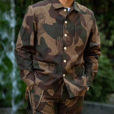 Blluemade S&S x Blluemade x W'Menswear Garden Jacket - Cotton Brushstroke Camo - Standard & Strange