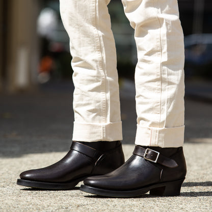 Clinch Boots Engineer Boots - Black Overdyed Horsebutt - CN Wide Last - Standard & Strange