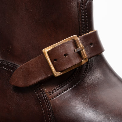 Clinch Boots Engineer Boots - Brown Overdyed Horsebutt - CN Wide Last - Standard & Strange